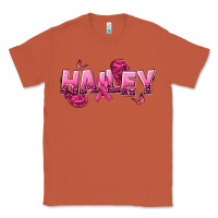 Copper Personalized Pink Cancer Themed Name Classic Tee - NancyCooperArtShop