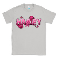 Moon Dust Personalized Pink Cancer Themed Name Classic Tee - NancyCooperArtShop