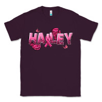 Plum Personalized Pink Cancer Themed Name Classic Tee - NancyCooperArtShop