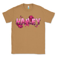 Toasted Coconut Personalized Pink Cancer Themed Name Classic Tee - NancyCooperArtShop