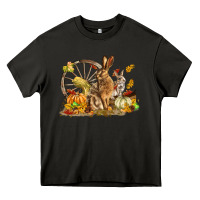 Asphalt Fall Rabbit Heavy Core Tee - LillyAllenDesigns