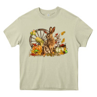 Mossy Fall Rabbit Heavy Core Tee - LillyAllenDesigns