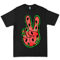 Black watermelon peace sign Premium Tee - Jasminsmagicworld