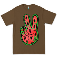 Cacao watermelon peace sign Premium Tee - Jasminsmagicworld