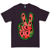 Plum watermelon peace sign Premium Tee - Jasminsmagicworld