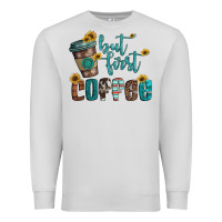 Dove Grey but first coffee Premium Sweatshirt - Artiststas