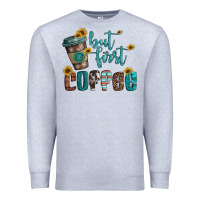 Heather Grey but first coffee Premium Sweatshirt - Artiststas