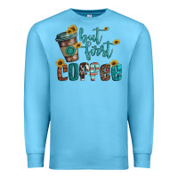 Ocean Blue but first coffee Premium Sweatshirt - Artiststas
