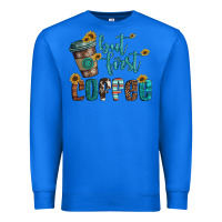 True Royal but first coffee Premium Sweatshirt - Artiststas