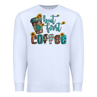 White but first coffee Premium Sweatshirt - Artiststas