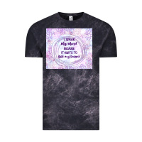 Cloud Black it hurts to bite my tongue Vintage Tee - TumblerDesignByShophia