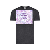 Vintage Black it hurts to bite my tongue Vintage Tee - TumblerDesignByShophia