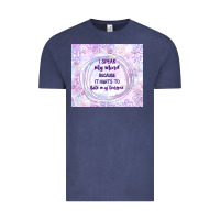 Vintage Denim it hurts to bite my tongue Vintage Tee - TumblerDesignByShophia