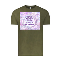 Vintage Olive it hurts to bite my tongue Vintage Tee - TumblerDesignByShophia