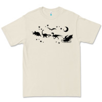 Bone christmas santa dinosaur sleigh ride t rex funny gift t shirt Premium Tee - minhPixels
