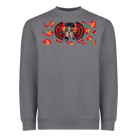 Storm sugar skull rose libbey glass Heavyweight Sweatshirt - BundleAndBundleShop