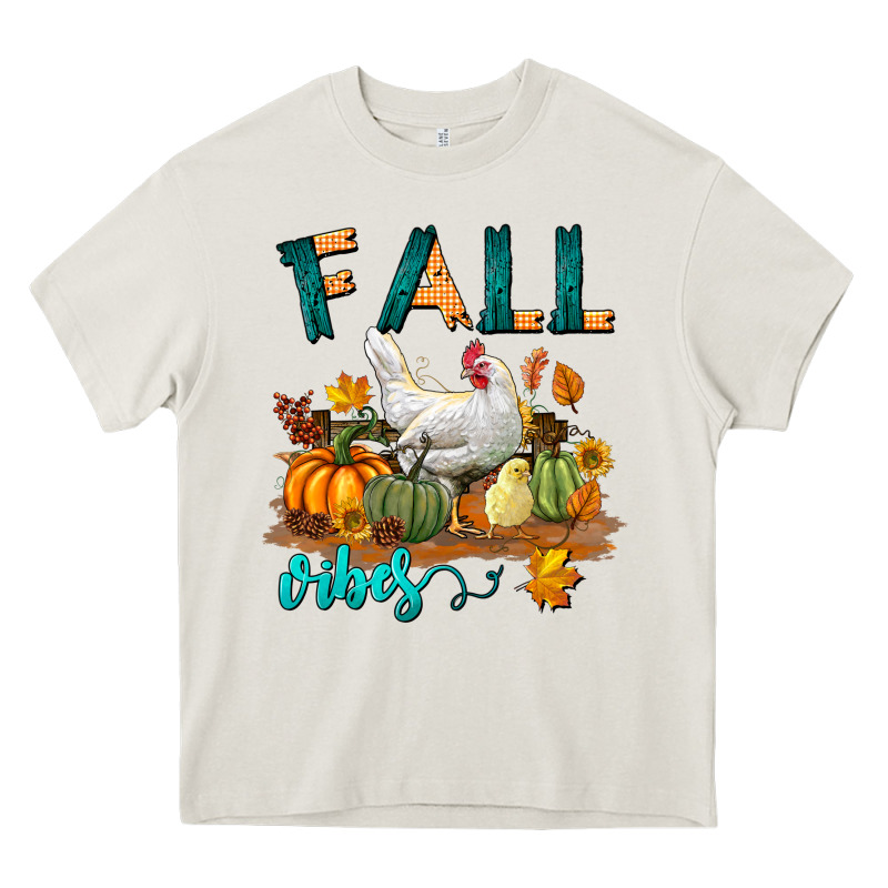 Fall Vibes Chicken Heavy Core Tee by LillyAllenDesigns | Teevron