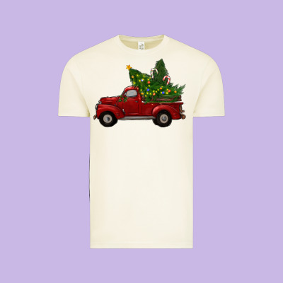 Christmas Trees With Truck Vintage Tee Designed By Ranaportraitstore
