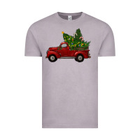 Vintage Zinc Christmas Trees With Truck Vintage Tee - RanaPortraitStore