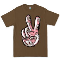 Cacao baseball peace sign Premium Tee - Jasminsmagicworld