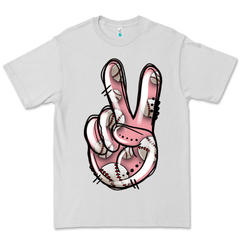 Baseball Peace Sign Premium Tee by Jasminsmagicworld | Teevron