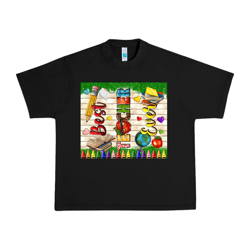 Best Teacher Ever Urban Heavy Tee by TumblerDesignByShophia | Teevron