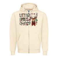 Sandshell little miss christmas Zipper Hoodie - CowhideDigitalArt