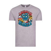 Vintage Zinc American honey smiley Vintage Tee - HowdyJamesFarm