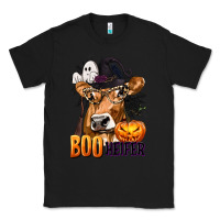 Black Boo Heifer Cow with Halloween Classic Tee - texasbilliewilder