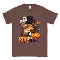 Chestnut Boo Heifer Cow with Halloween Classic Tee - texasbilliewilder