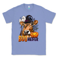 Colony Blue Boo Heifer Cow with Halloween Classic Tee - texasbilliewilder