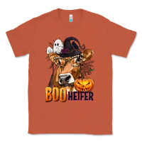 Copper Boo Heifer Cow with Halloween Classic Tee - texasbilliewilder