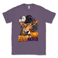 Lavender Boo Heifer Cow with Halloween Classic Tee - texasbilliewilder