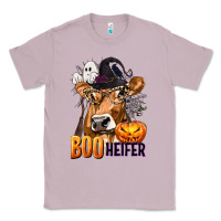 Lilac Boo Heifer Cow with Halloween Classic Tee - texasbilliewilder