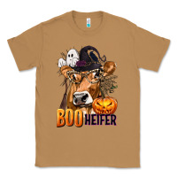 Toasted Coconut Boo Heifer Cow with Halloween Classic Tee - texasbilliewilder