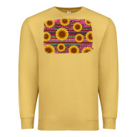 Antique Gold cinco de mayo sunflower background Premium Sweatshirt - Artiststas