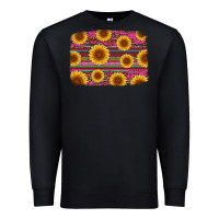 Black cinco de mayo sunflower background Premium Sweatshirt - Artiststas