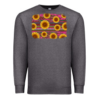 Charcoal Heather cinco de mayo sunflower background Premium Sweatshirt - Artiststas