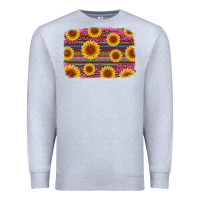 Heather Grey cinco de mayo sunflower background Premium Sweatshirt - Artiststas