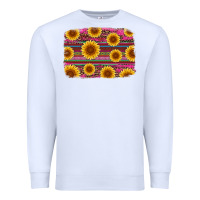 White cinco de mayo sunflower background Premium Sweatshirt - Artiststas