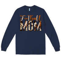Navy football mom Long Sleeve Tee - Jasminsmagicworld