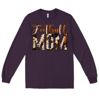 Plum football mom Long Sleeve Tee - Jasminsmagicworld