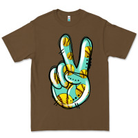 Cacao softball peace sign Premium Tee - Jasminsmagicworld