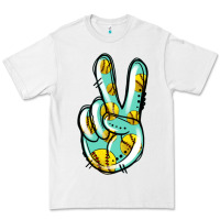 White softball peace sign Premium Tee - Jasminsmagicworld