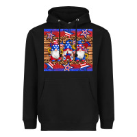 Black american flag gnomes star leopard glitter tumbler Heavyweight Hoodie - Artiststas