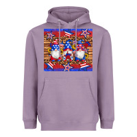 Lavender american flag gnomes star leopard glitter tumbler Heavyweight Hoodie - Artiststas