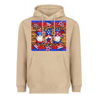 Mushroom american flag gnomes star leopard glitter tumbler Heavyweight Hoodie - Artiststas