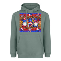Sage american flag gnomes star leopard glitter tumbler Heavyweight Hoodie - Artiststas