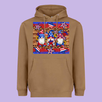 American Flag Gnomes Star Leopard Glitter Tumbler Heavyweight Hoodie Designed By Artiststas