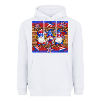 White american flag gnomes star leopard glitter tumbler Heavyweight Hoodie - Artiststas